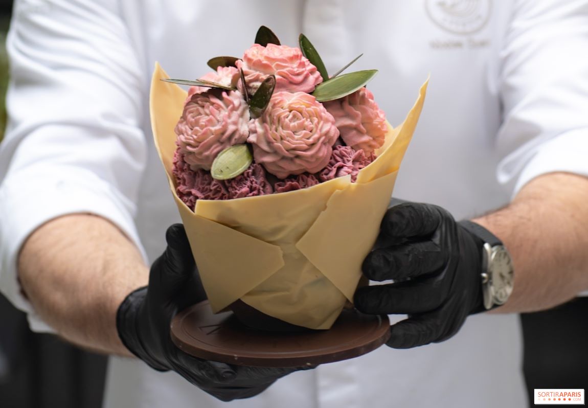 Bouquet en chocolat Lutetia par Nicolas Guercio