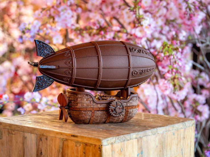 Dirigeable en chocolat Cheval Blanc par Maxime Frédéric