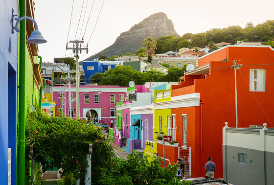 Maison colorées d'Afrique du Sud - ESG Tourisme