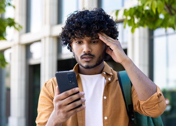 étudiant étonné des résultats mon master