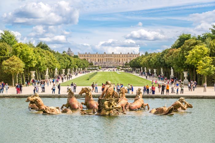 Château de Versailles depuis fontaine